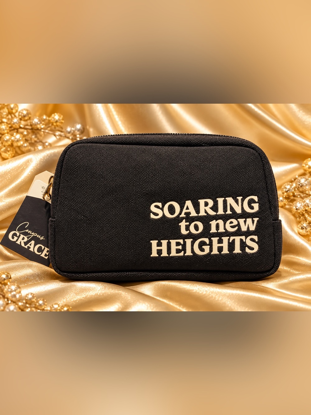 Gradation Travel Pouch with "Soaring to New Heights" Print Gift Card Holder